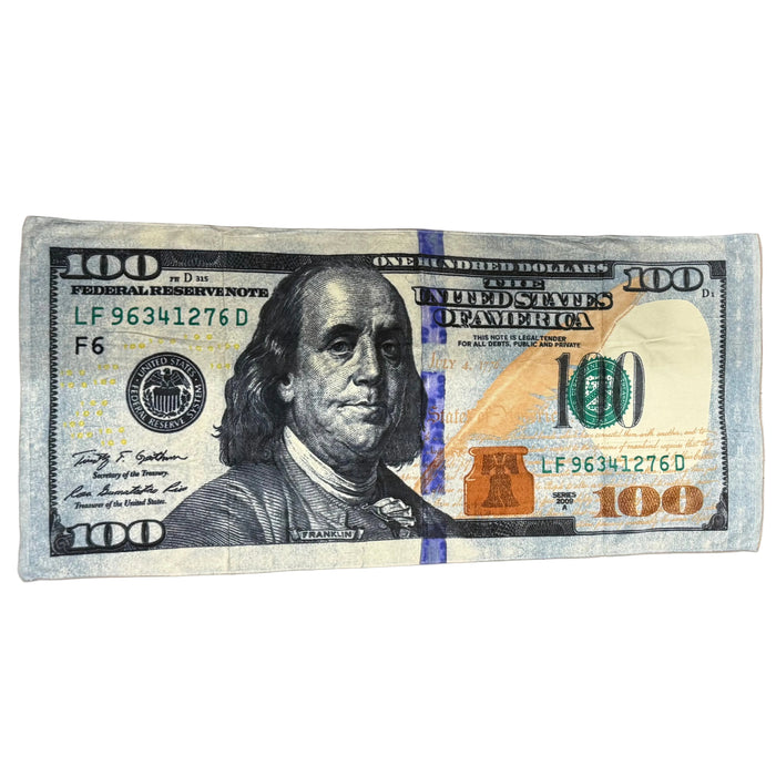 100 Dollar Bill Beach Towel