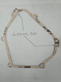 798462 Crankcase  Side Cover Gasket -Thick White