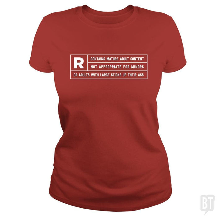 Classic Ladies Tee / Red / S