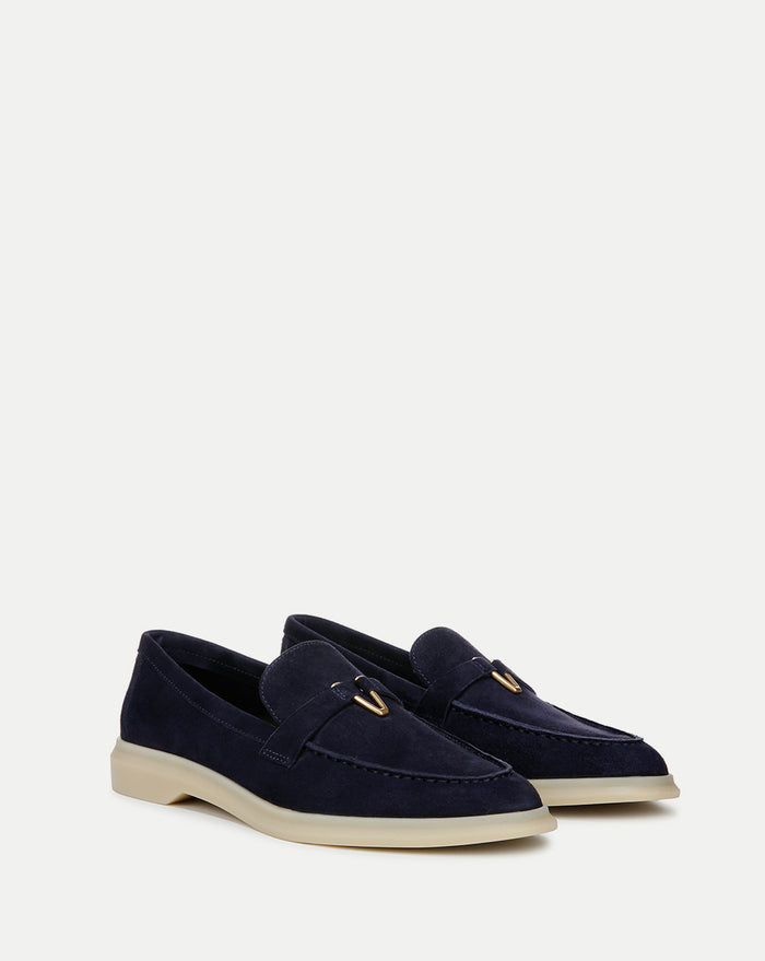 Veronica Beard Ailey Suede Loafer - Eclipse