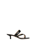 Veronica Beard Alanis Leather Sandal - Black