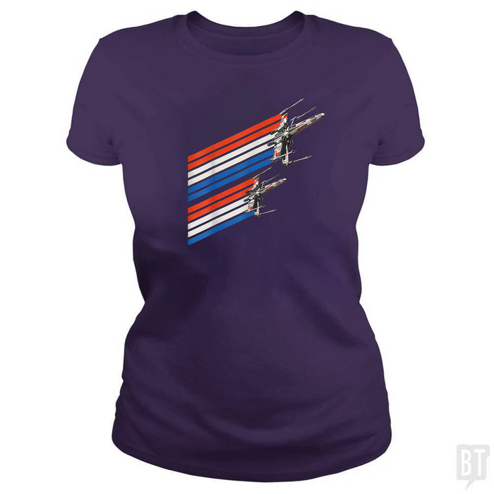 Classic Ladies Tee / Purple / S