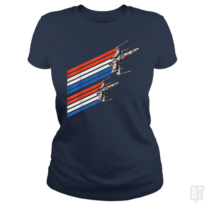 Classic Ladies Tee / Navy Blue / S