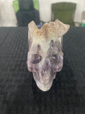 Amethyst skull