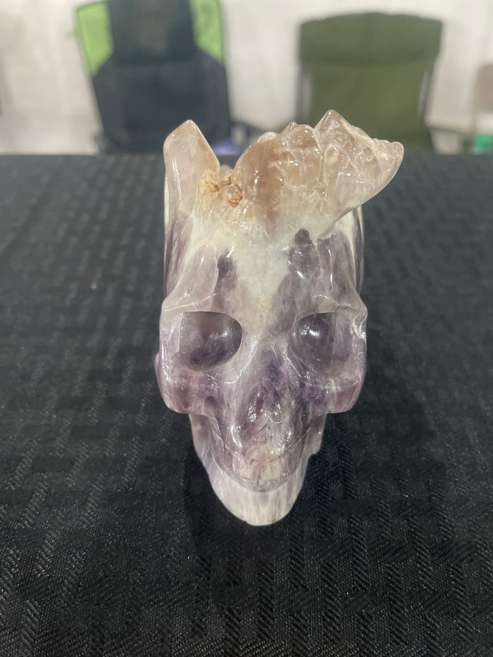 Amethyst skull