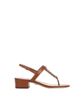 Veronica Beard Andie Chain-Link Sandal - Honey