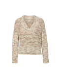 Veronica Beard Anola V-Neck Sweater Petal Multi