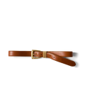 Veronica Beard Arch Leather Belt - Hazelwood