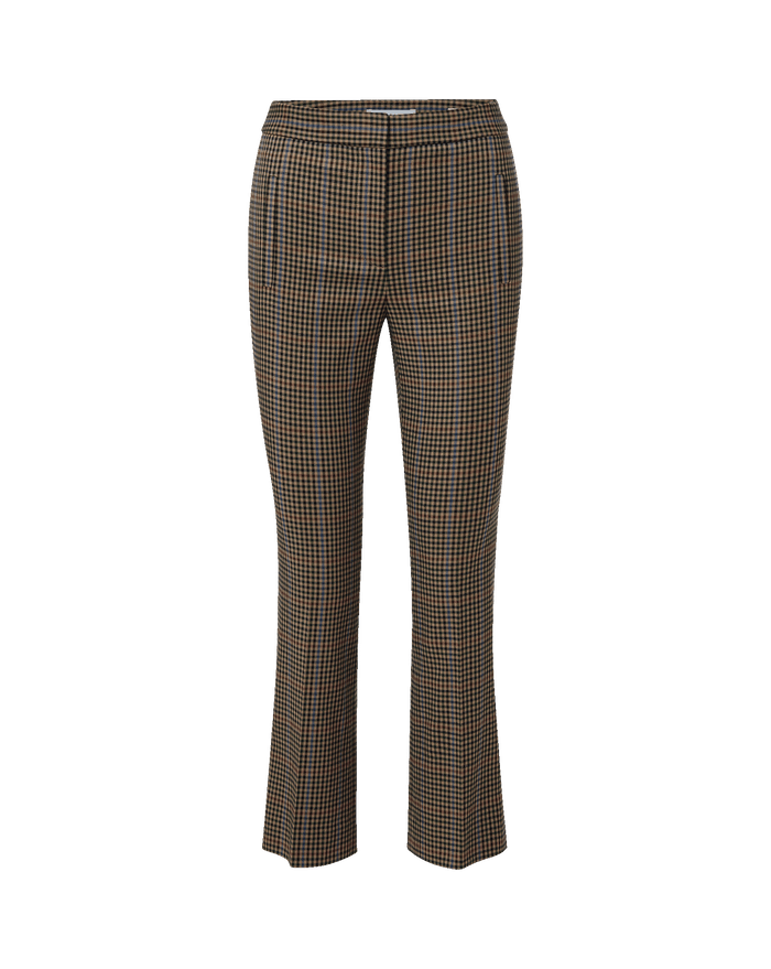Veronica Beard Arte Kick-Flare Pant - Russet Multi