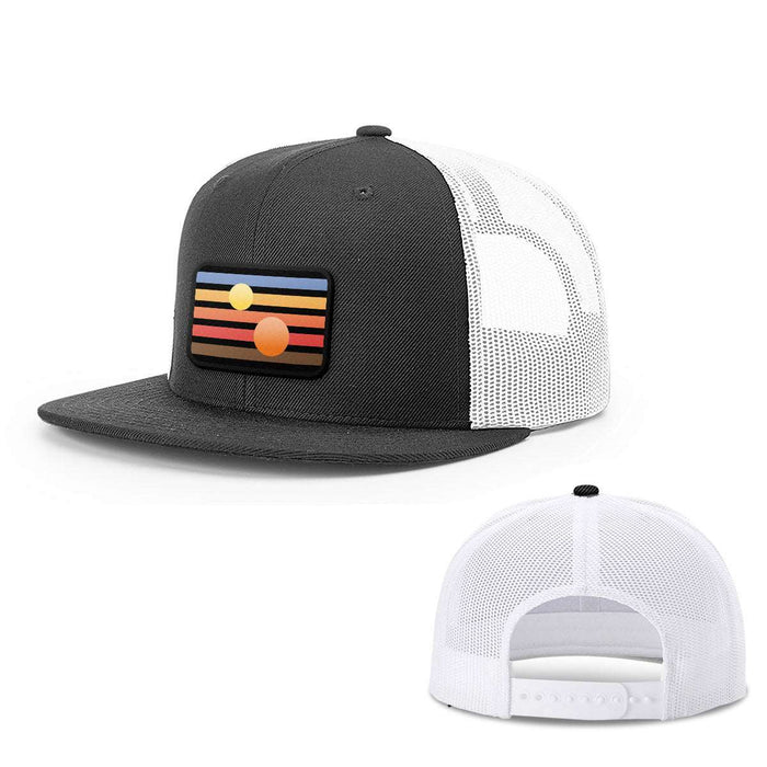 Snapback Flatbill / Black and White / One Size