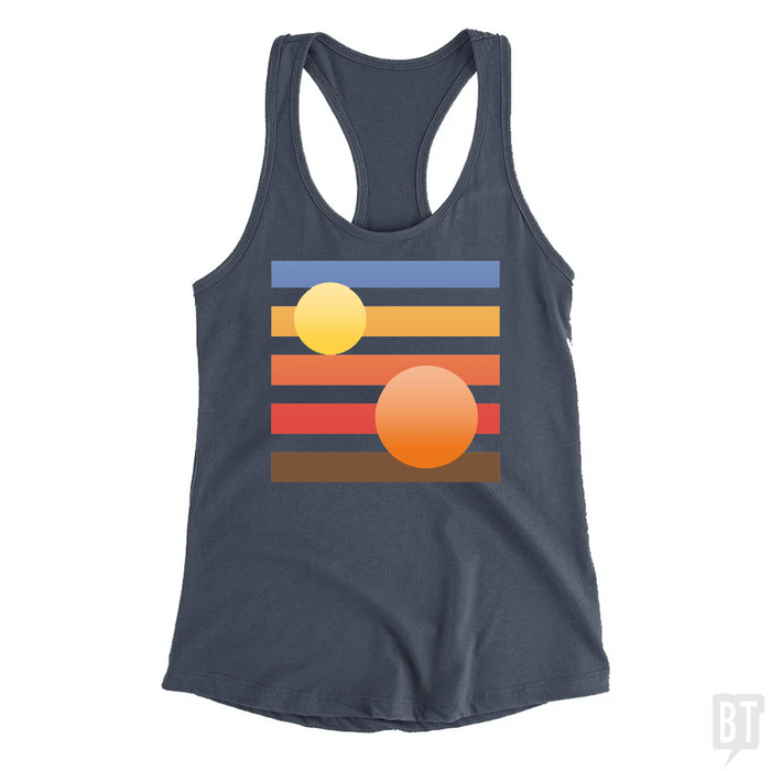 Women's Racerback Tank / Navy / S