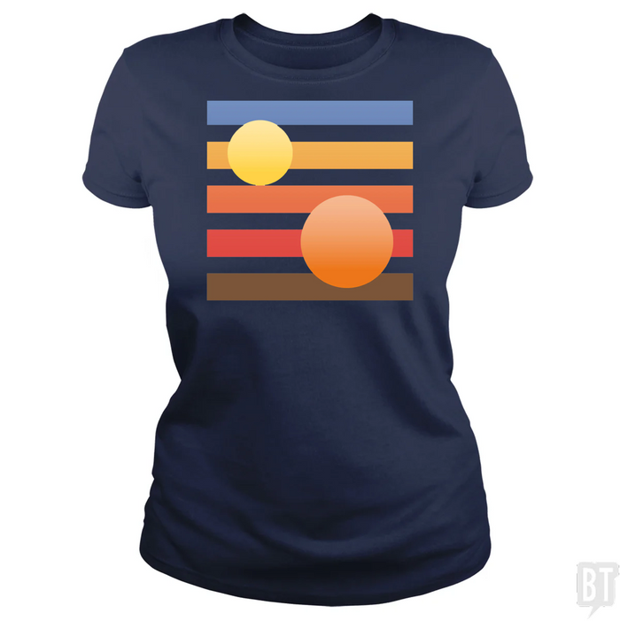 Classic Ladies Tee / Navy Blue / S