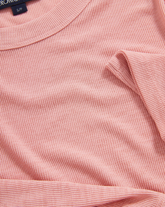 Veronica Beard Auclair Knit T-Shirt - Petal