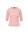 Veronica Beard Auclair Knit T-Shirt - Petal