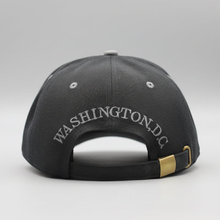 Authentic Washington DC Dual Colored Fitted Cap.