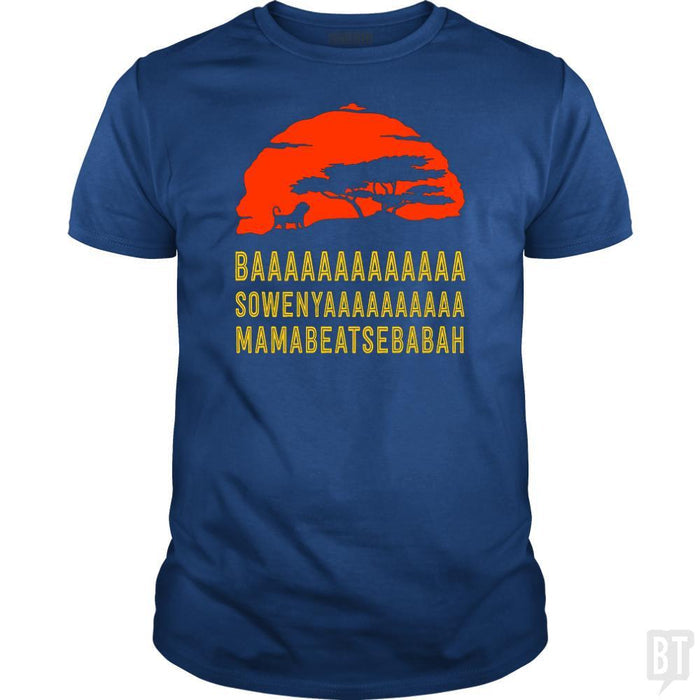 SunFrog-Busted Anjaka Classic Guys / Unisex Tee / Royal Blue / S Baaa Sownyaaa Mamabeatsebabah
