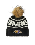 Veronica Beard Baltimore Ravens Beanie Black