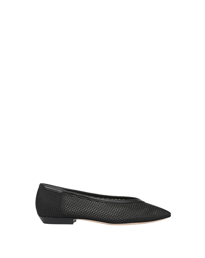 Veronica Beard Bancroft Mesh Flat - Black