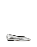 Veronica Beard Bancroft Metallic Flat - Silver