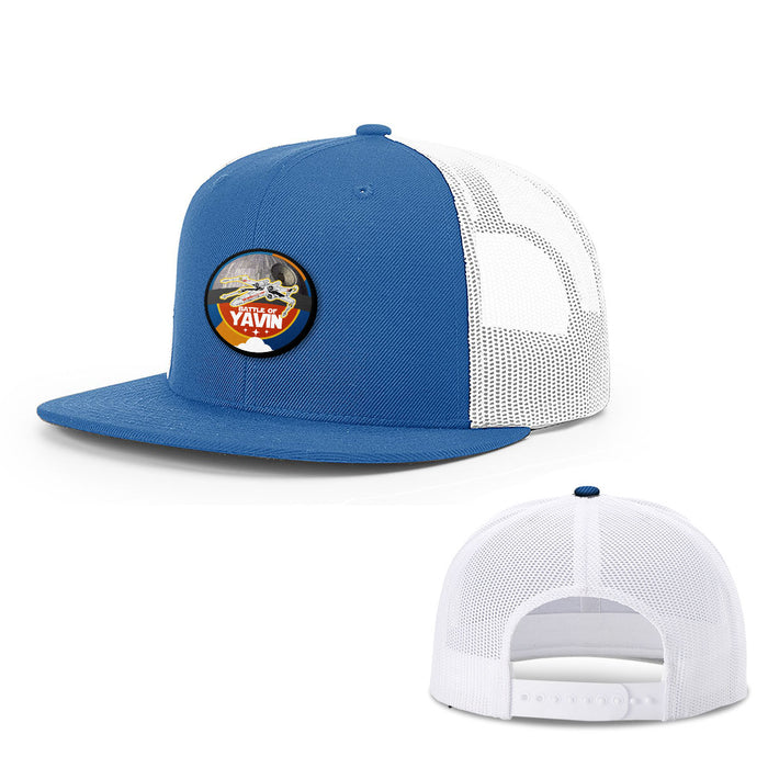 Snapback Flatbill / Royal Blue and White / One Size