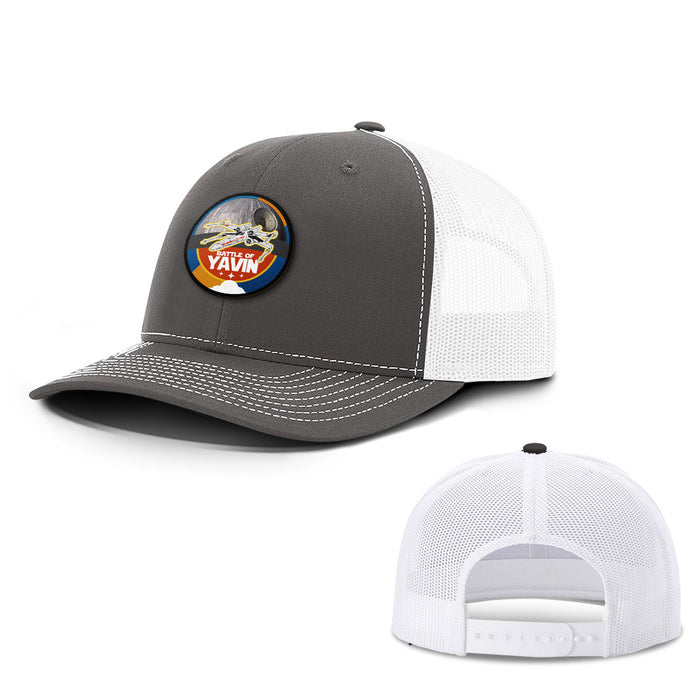 Battle of Yavin Patch Hats - BustedTees.com