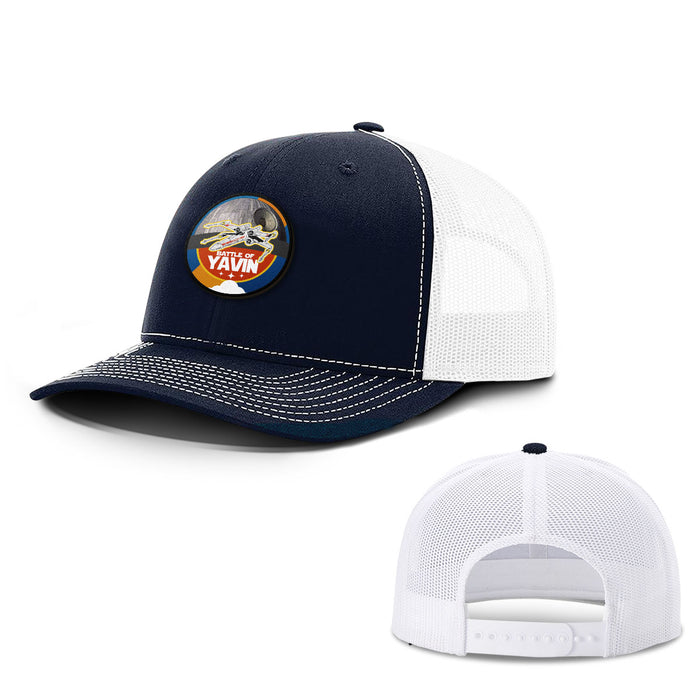 Snapback Trucker / Navy and White / One Size