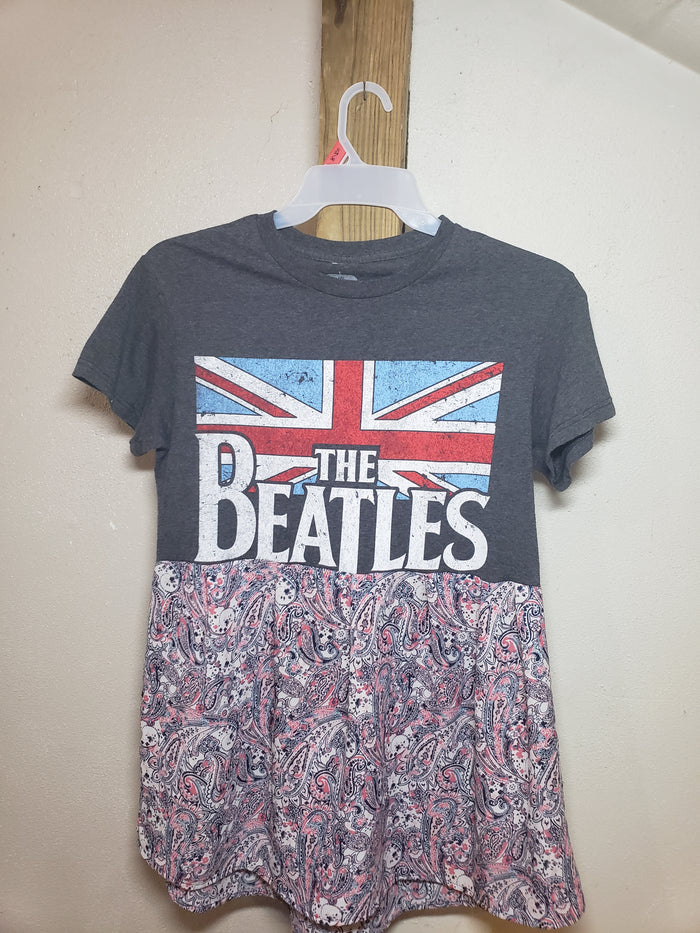 Beatles Custom Hand-Altered Tee Dress