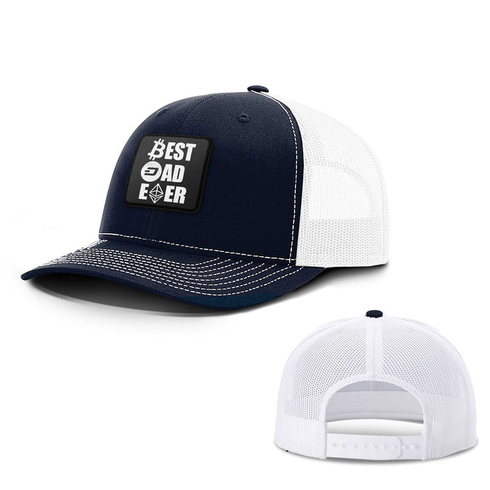 Snapback Trucker / Navy and White / One Size