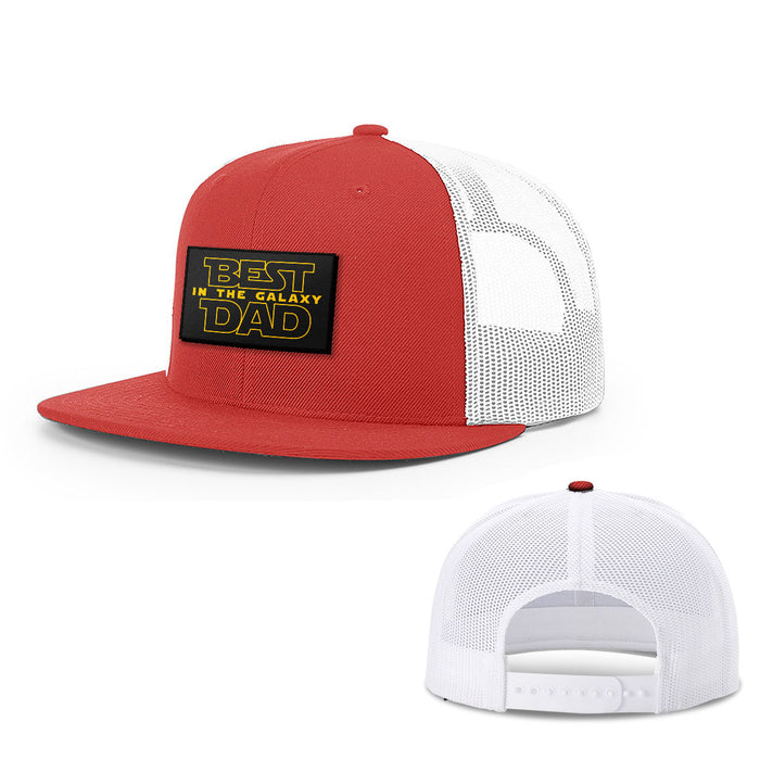 Snapback Flatbill / Red and White / One Size