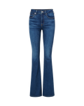 Veronica Beard Beverly Skinny-Flare Jean | Extended Bright Blue