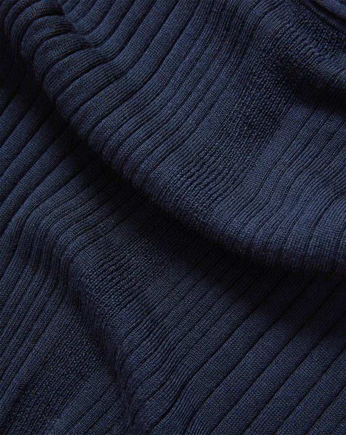 Veronica Beard Birke Merino Wool Tank Top - Navy