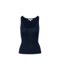 Veronica Beard Birke Merino Wool Tank Top - Navy