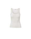 Veronica Beard Birke Merino Wool Tank Top - Ivory