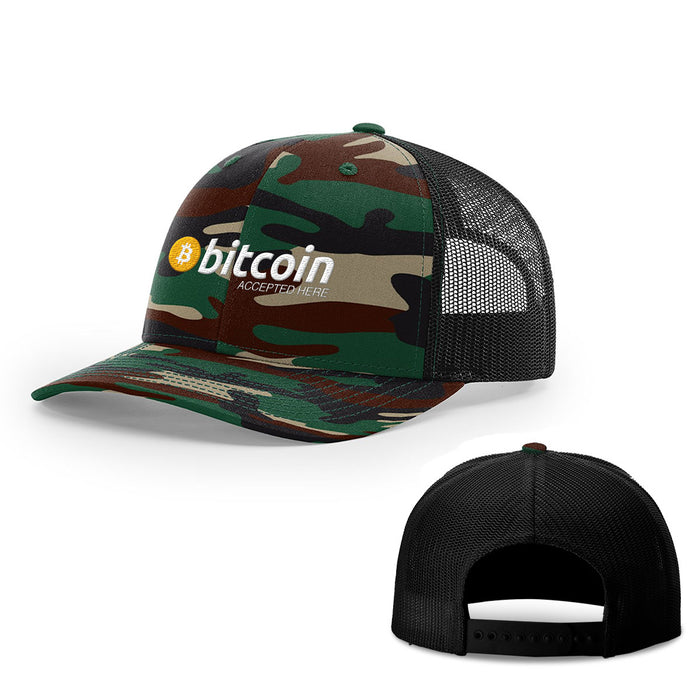 Snapback Trucker / Green Camo and Black / One Size