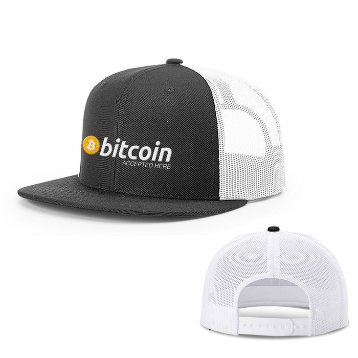 Snapback Flatbill / Black and White / One Size