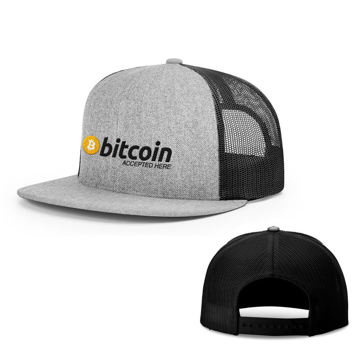 Snapback Flatbill / Heather and Black / One Size
