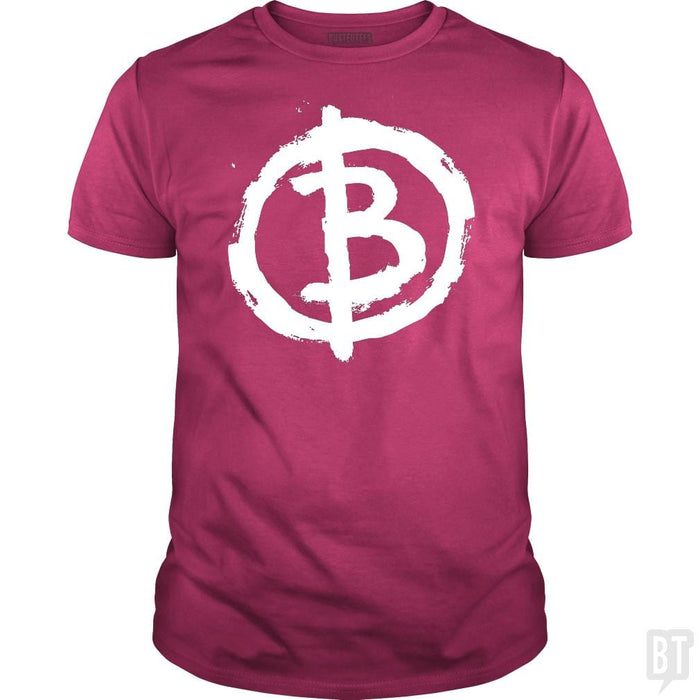SunFrog-Busted Artpunk101 Classic Guys / Unisex Tee / Heliconia / S Bitcoin Anarchist