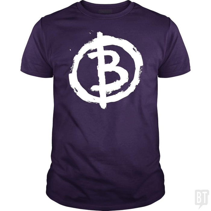 SunFrog-Busted Artpunk101 Classic Guys / Unisex Tee / Purple / S Bitcoin Anarchist