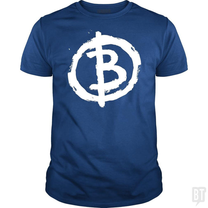 SunFrog-Busted Artpunk101 Classic Guys / Unisex Tee / Royal Blue / S Bitcoin Anarchist