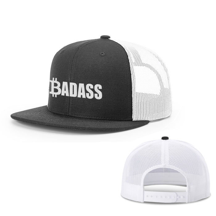 Snapback Flatbill / Black and White / One Size