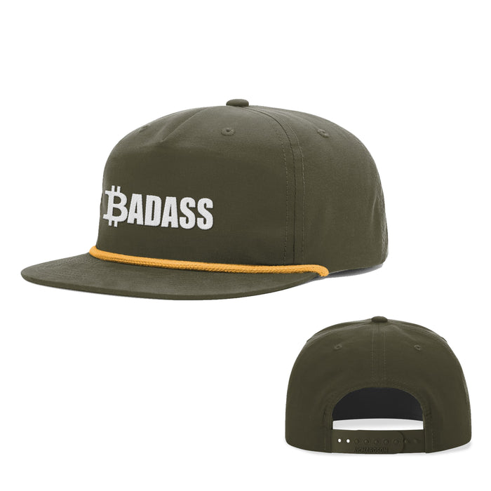 Snapback Rope Flatbill / Loden and Gold / One Size