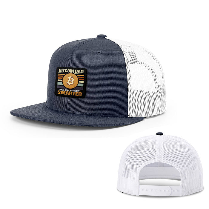 Snapback Flatbill / Navy and White / One Size