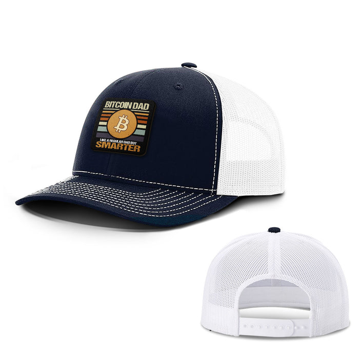 Snapback Trucker / Navy and White / One Size