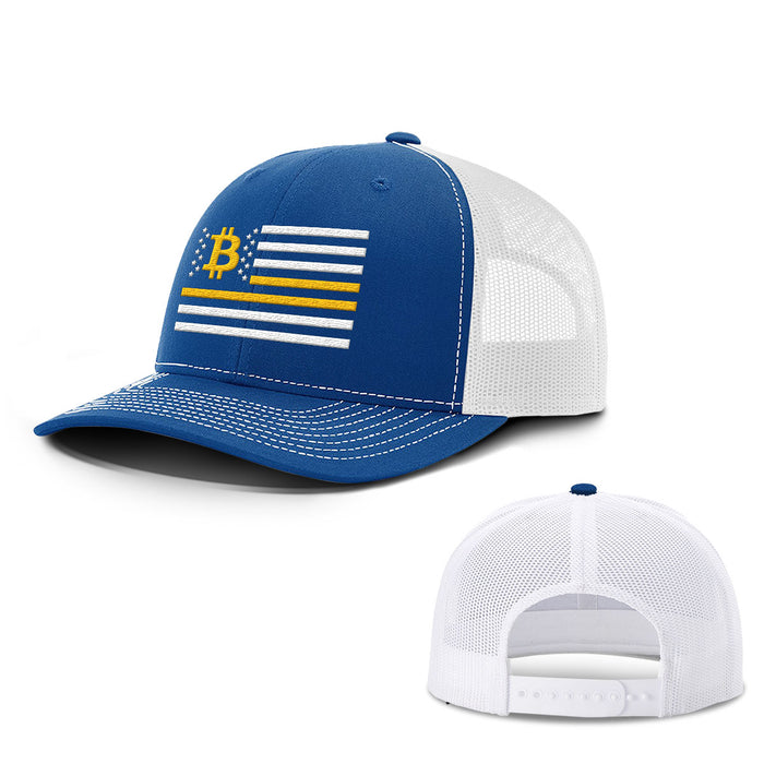 Snapback Trucker / Royal Blue and White / One Size