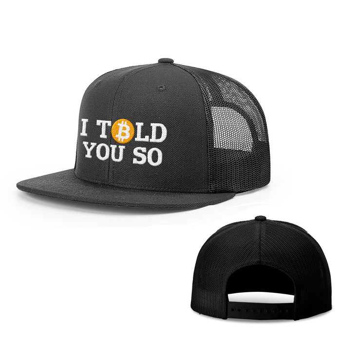 Snapback Flatbill / Full Black / One Size