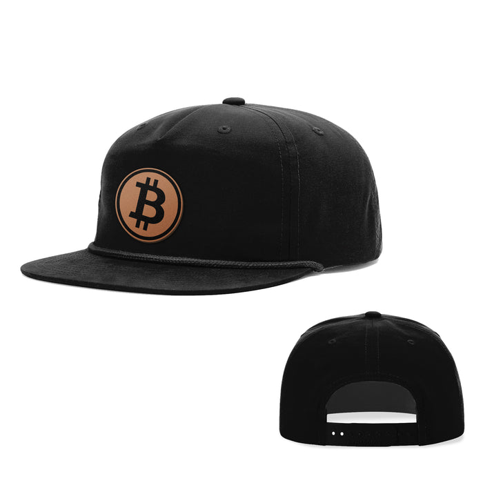 Snapback Rope Flatbill / Full Black / One Size