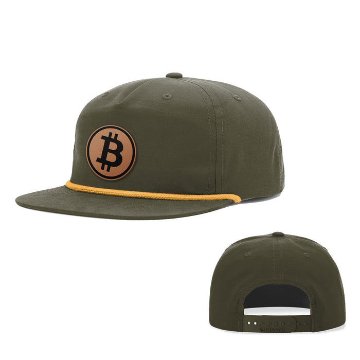 Snapback Rope Flatbill / Loden and Gold / One Size