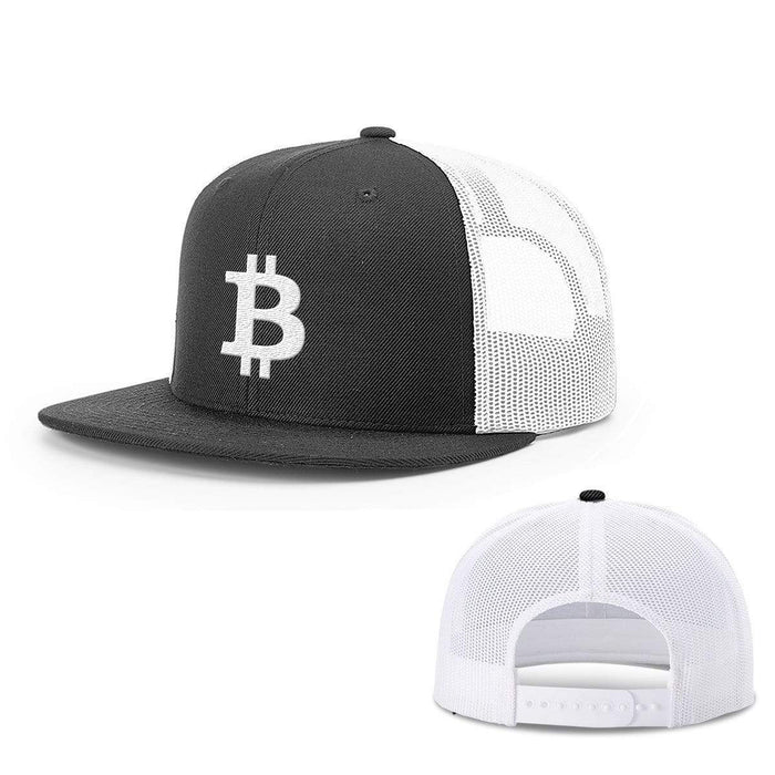 Snapback Flatbill / Black and White / One Size