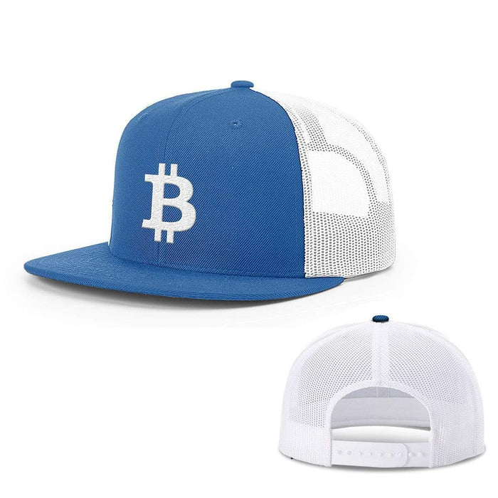 Snapback Flatbill / Royal Blue and White / One Size