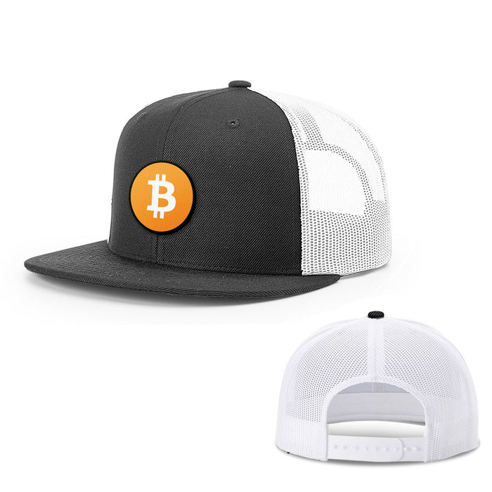 Snapback Flatbill / Black and White / One Size